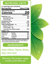 Stuffed Olives Thym | 600g - 21.16 Oz